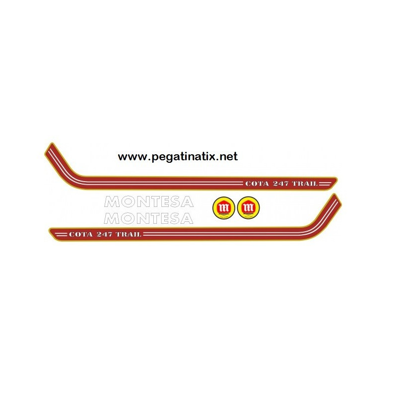Stickers decals MONTESA 247 TRIAL