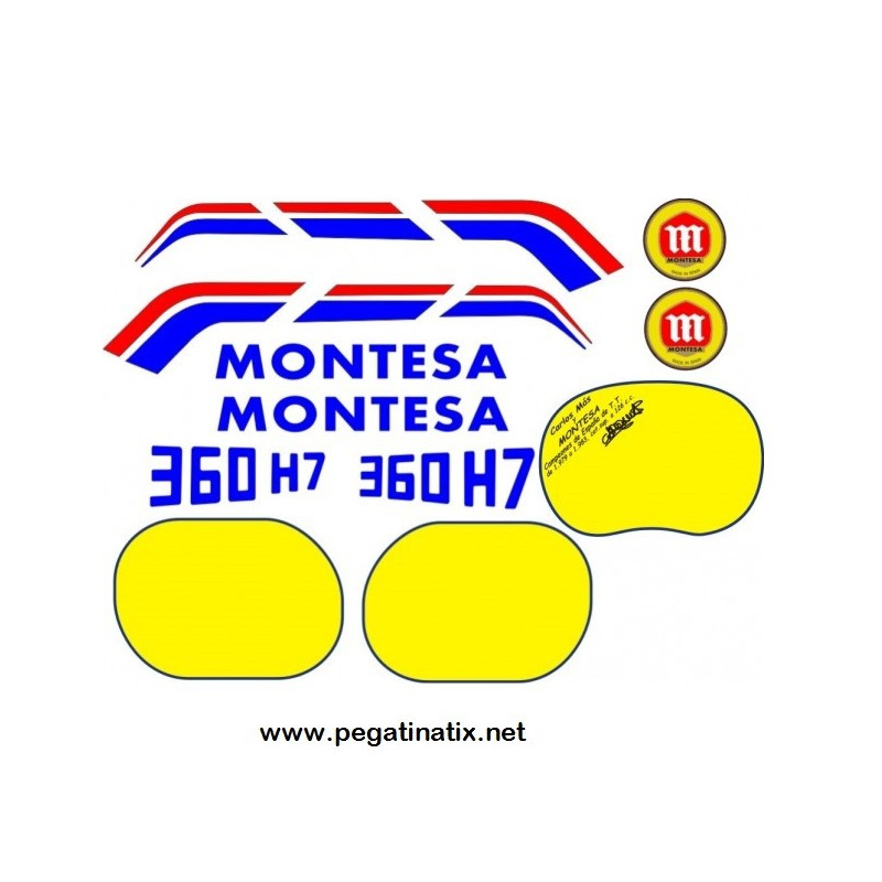 Stickers decals MONTESA 360 H7