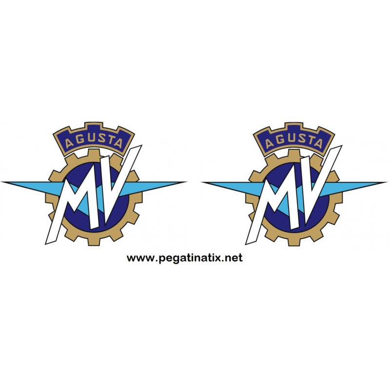 Stickers decals MV AUGUSTA LOGO