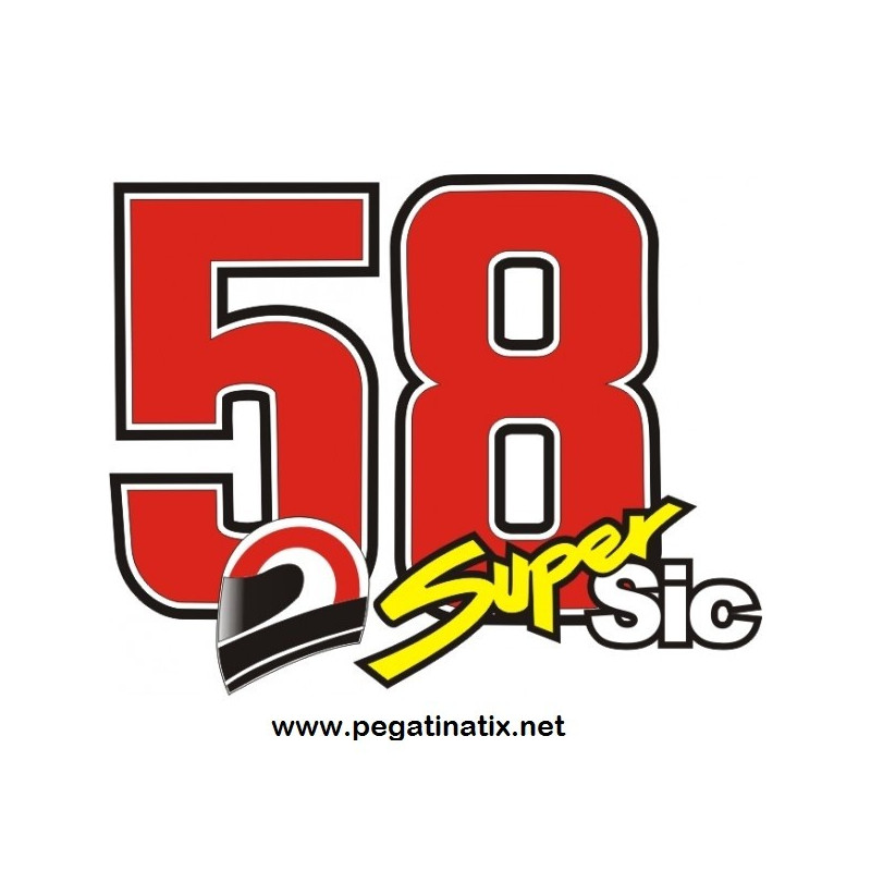 Decals motorcycle SIMONCELLI 58