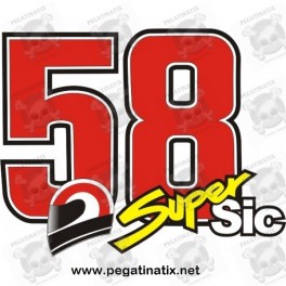 Decals motorcycle SIMONCELLI 58