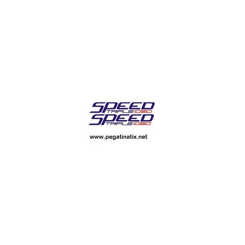 Decals TRIUMPH SPEED TRIPLE 1050