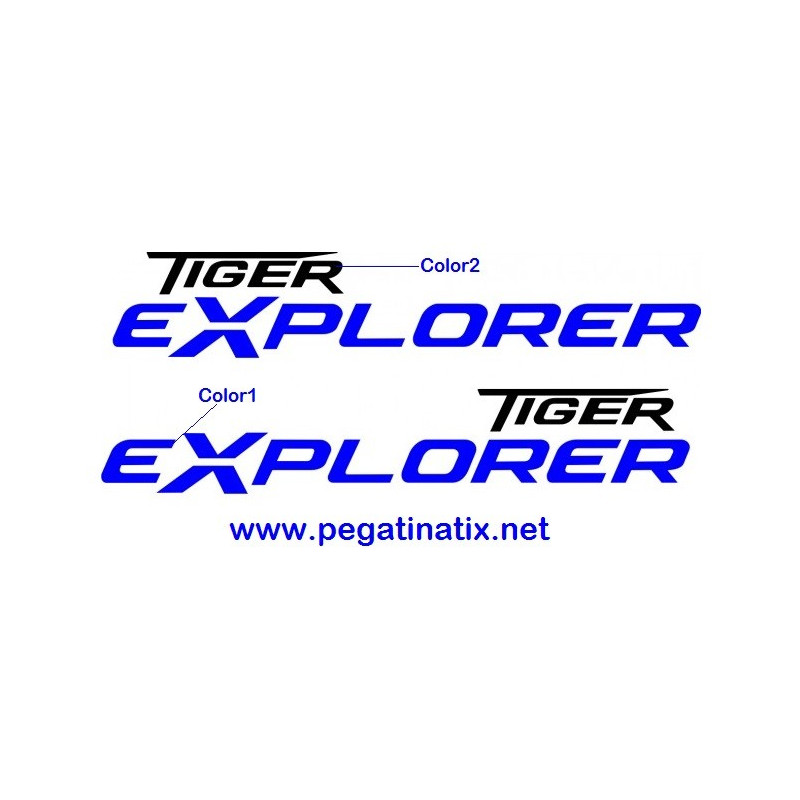 Decals TRIUMPH TIGER EXPLORER
