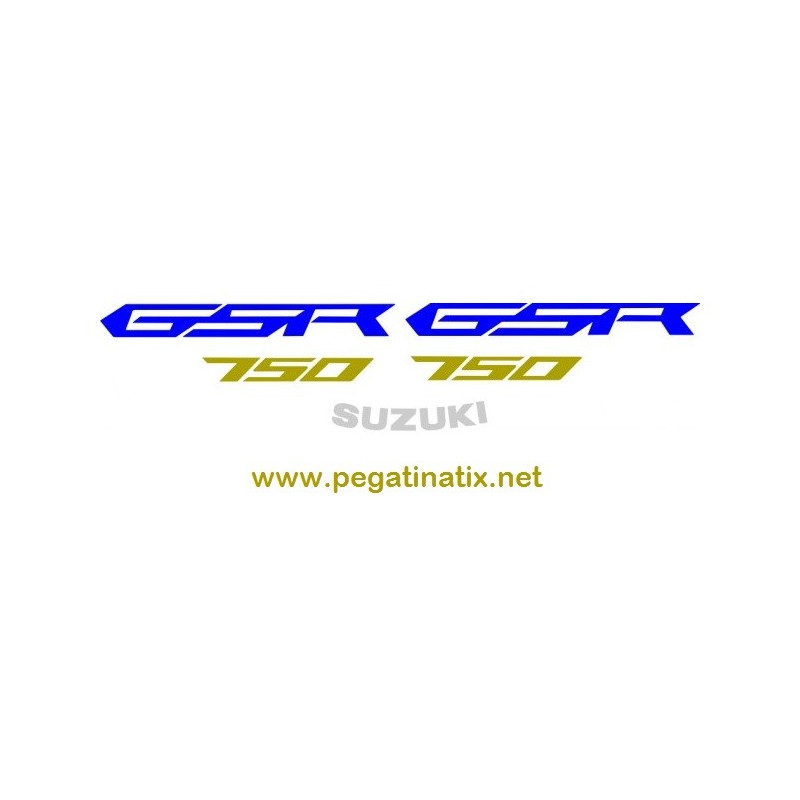  STICKERS DECALS SUZUKI GSR 750