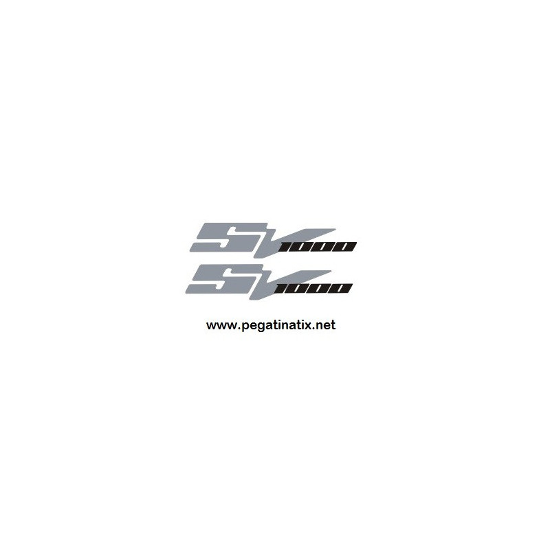  STICKERS DECALS SUZUKI SV1000