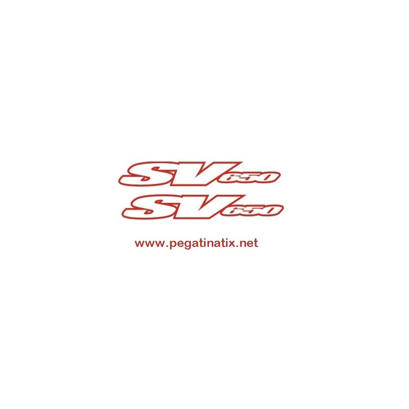  STICKERS DECALS SUZUKI SV650