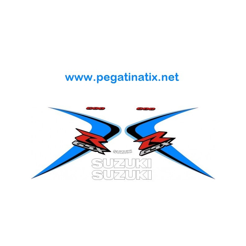  STICKERS DECALS SUZUKI GSXR600