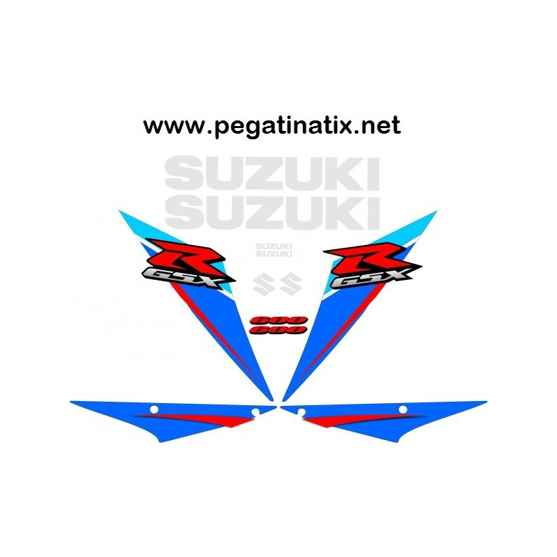  STICKERS DECALS SUZUKI GSXR600 K6 K7