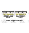  STICKERS DECALS SUZUKI RF900