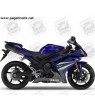  Stickers decals YAMAHA R1 YEAR 2017