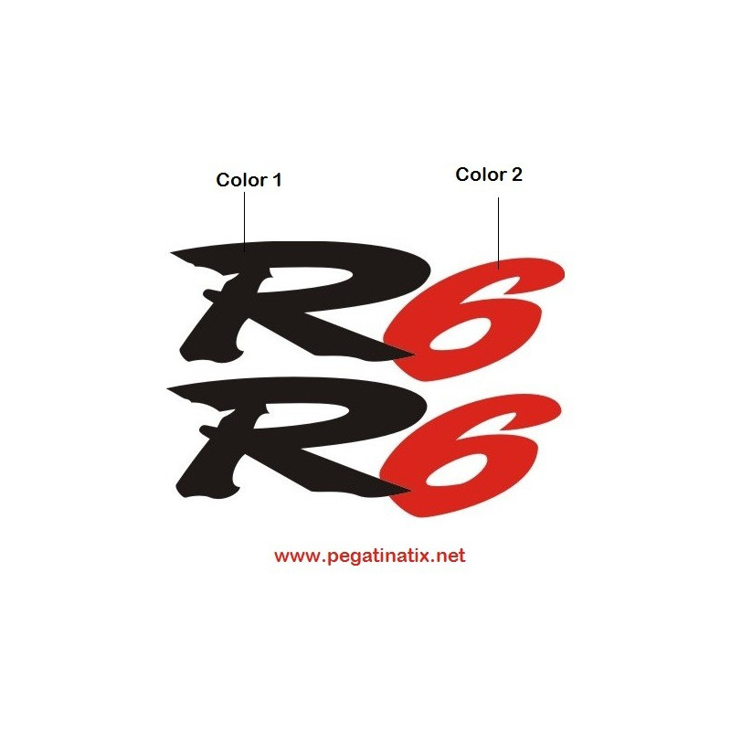  Stickers decals YAMAHA R6 YEAR 1999 - 2002 FOR COLIN