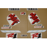 Yamaha YZF-R1 1998 - WHITE/RED VERSION STICKER SET
