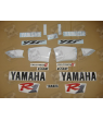 Yamaha YZF-R1 1999 - RED/WHITE VERSION STICKER SET