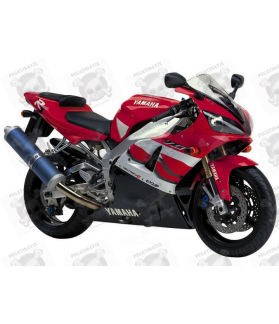 Yamaha YZF-R1 2000 - RED VERSION STICKER SET (Compatible Product)