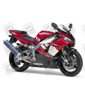 Yamaha YZF-R1 2001 - RED VERSION STICKER SET (Compatible Product)