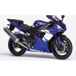 Yamaha YZF-R1 2002 - BLUE VERSION STICKER SET