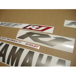 Yamaha YZF-R1 2002 - SILVER VERSION STICKER SET