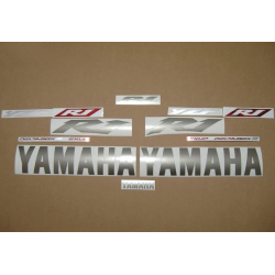 Yamaha YZF-R1 2002 - SILVER VERSION STICKER SET
