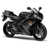 Yamaha YZF-R1 2007 - BLACK US VERSION STICKER SET