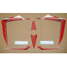 Yamaha YZF-R1 2007 - WHITE/RED VERSION STICKER SET