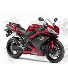 Yamaha YZF-R1 2007 - WINE-RED VERSION STICKER SET (Compatible Product)