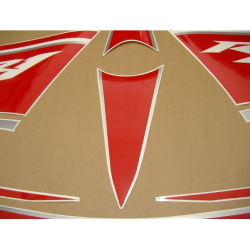 Yamaha YZF-R1 2008 - WHITE/RED VERSION STICKER SET