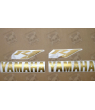 Yamaha YZF-R1 2009 - BLACK US VERSION STICKER SET