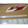 Yamaha YZF-R1 2009 - WHITE/RED US VERSION STICKER SET