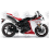 Yamaha YZF-R1 2009 - WHITE/RED US VERSION STICKER SET (Compatible Product)