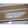 Yamaha YZF-R1 2010 - BLUE/WHITE VERSION STICKER SET