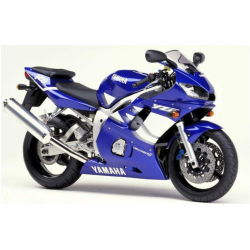 Yamaha YZF-R6 1999 - BLUE VERSION STICKER SET