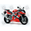 Yamaha YZF-R6 2001 - RED VERSION DECALS SET (Compatible Product)