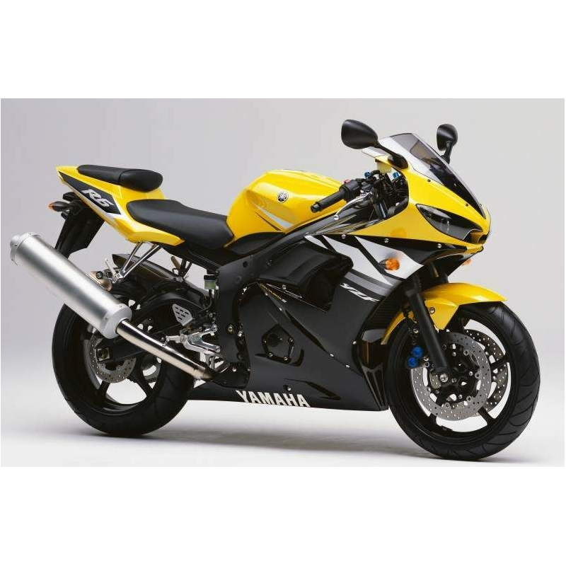Yamaha YZF-R6 2003 - YELLOW VERSION DECALS SET