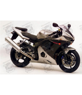 Yamaha YZF-R6 2004 - SILVER VERSION DECALS SET (Compatible Product)