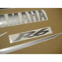 Yamaha YZF-R6 2004 GREY/BLACK VERSION DECALS SET