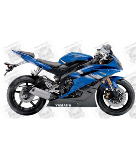 Yamaha YZF-R6 2006 - BLUE US VERSION DECALS SET (Compatible Product)