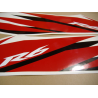 Yamaha YZF-R6 2006 - WHITE/RED VERSION  DECALS SET