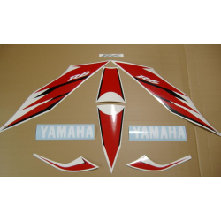 Yamaha YZF-R6 2006 - WHITE/RED VERSION  DECALS SET