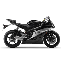 Yamaha YZF-R6 2007 - BLACK VERSION DECALS SET