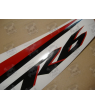 Yamaha YZF-R6 2007 - WHITE/RED VERSION DECALS SET