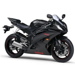 Yamaha YZF-R6 2008 - BLACK VERSION DECALS SET