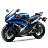 Yamaha YZF-R6 2008 - BLUE AU VERSION DECALS SET