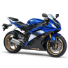 Yamaha YZF-R6 2008 - BLUE VERSION DECALS SET