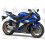 Yamaha YZF-R6 2008 - BLUE VERSION DECALS SET (Compatible Product)