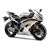 Yamaha YZF-R6 2008 - SILVER VERSION DECALS SET