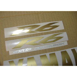 Yamaha YZF-R6 2009 - BLACK VERSION DECALS SET