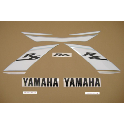 Yamaha YZF-R6 2009 - RED/WHITE VERSION DECALS SET