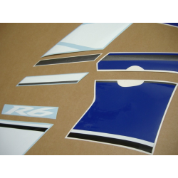 Yamaha YZF-R6 2010 - BLUE/WHITE VERSION DECALS SET