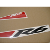 Yamaha YZF-R6 2010 - WHITE VERSION DECALS SET