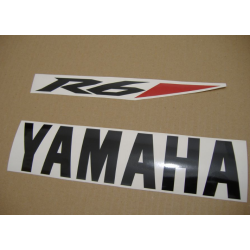Yamaha YZF-R6 2010 - WHITE VERSION DECALS SET